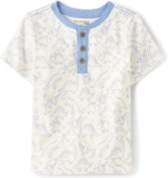 Gymboree Baby Boys’ and Toddler Short Sleeve Henley T-Shirt