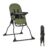 Dream On Me Snack and Stow Baby high Chair in Olive, Easy to fold and Store Travel high Chair, Removable and Three Position Adjustable Tray Portable high Chair