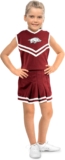 Little King NCAA Toddler/Youth Girls Team 2 Piece Cheer Dress-Sizes 2T 3T 4T 6