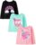 The Children’s Place Baby Girls’ Cow Girl Graphic Long Sleeve Tee 2 Pack