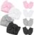 Century Star Newborn Girls Hats Baby Hat and Mitten Set Big Bow Knit Infant Headbands Winter Baby Hat for Girls