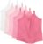 HonestBaby 5-Pack Cami Tops Sleeveless T-Shirts 100% Organic Cotton for Infant and Toddler Baby Girls