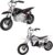 Razor Dirt Rocket Ride On Electric Rechargeable Toy Motocross Motorcycle Dirt Bike, Speeds up to 14 MPH, for Ages 13 and Up, 1 Black and 1 White