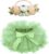 BGFKS Baby Girls Soft Fluffy Tutu Skirt with Diaper Cover,Toddler Girl Tutu Skirt Sets with Flower Headband.
