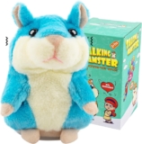 Talking Hamster – Stuffed Animals Toy for Kids 2 3 4 5 6 Year Old, Repeats What You Say – Toddler Interactive Plush Toys, Birthday Gifts for Boys Girls 2 Years and Up