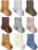 Toddler Socks Unisex Baby Crew Socks for Infant Boys Girls Stretchy Cotton Socks for Kids Gift 0-36 Months
