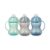 Nuby Clik-It Soft Spout No-Spill Training Sippy Cup with Handles – (3-Pack) 10 Oz – 4+ Months – Neutral