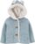 Carter’s Unisex Baby Boys and Baby Girls Button Front Hooded Sherpa-Lined Cardigan Jacket