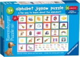 Ravensburger Alphabet Puzzle 30 Piece Jigsaw Puzzle for Kids – Every Piece is Unique, Pieces Fit Together Perfectly – MESH Accredited
