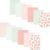 Hudson Baby Unisex Baby Flannel Burp Cloth 12pk, Sweet Peach, One Size