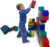 Jumbo Blocks – (96) Piece Big Blocks – 8″ x 4″ and 4″ x 4″ Large Building Blocks for Toddlers -Made in the USA – Durable Safe Plastic Blocks by Kids Adventure Jumbo Blocks