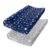 Changing Pad Cover for Boys Girls 2 Pack, Lovely Print Soft Unisex Diaper Change Table Sheets, Fit 32″x16″ Contoured Pad, Comfy Cozy 2-Pack Cradle Sheets, Grey & Navy