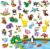 30 Packs Animal Party Favors for Kids, 810 PCS Mini Animal Building Block Toy Set for Goodie Bag Fillers Classroom Prizes Easter Birthday Children’s Day for Boys Girls Student Ages 6+