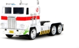 Jada Hollywood Rides Ghostbusters x Transformers Optimus Prime G1 Mashup – Die-cast, Opening Doors, 1:32 Scale, Ages 8+ (40th Anniversary Edition)