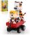 Boy and Tiger Adventure Blocks Set, with Rotatable Device Compatible with Legos, Vintage Comic Friends Characters Car Model Stocking Stuffer Present for Boys Girls Adults, 358PCS