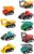 Fajiabao Construction Toy Cars for 3+ Years Old Toddler Boy Toys Mini Pull Back Cars Small Truck Sensory Bin Easter Egg Fillers Toddler Party Favors Bulk Prize for Kids(Color Random)
