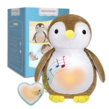 DEARBABY Baby Sleep Soother,Mom’s Heartbeat Sound and Lullabies Toddler Sleep Aid Toy Music Soothers for Sleep,Baby Registry Search,Plush Sleep Aid for Nursery Crib,Stroller,Travel Use