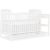 Anna 4-In-1 Full-Size Crib And Changing Table Combo In White