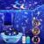 Star Lights for Ceiling, 42 Lighting Modes+6 Flims Star Projector for Kids, Rechargeable Ceiling Light with Remote, 360° Rotation Nursery Night Light, Timer+Dimmer Ceiling Stars Light Projector