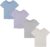 BTween Girls 4-Piece Tops | Fashionable Short Sleeve T-Shirt | Casual Daily Shirt for Kids – Assorted Colors