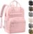 Diaper Bag Backpack Tote for Women Large Capacity, Baby Bag with Insulated Pockets Multifunctional Diaper Bags For Baby Girl Boy Waterproof Baby Bags For Boys Girls Maternity Bag Baby Pink