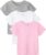 3 Pack Toddler Girls Shirts Kids Short Sleeve Shirts Toddler Girls Tops Tees Tshirts Summer T-Shirt Cotton