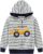 DDSOL Boy Zip-up Jacket Toddler Zipper Hoodie Hooded Sweatshirt Light Winter Fall Outwear 2t-7t
