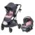 Baby Trend Sonar™ Switch 6-in-1 Modular Stroller Travel System with Ally™ Infant Car Seat, Desert Pinnk