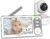 HelloBaby 4.3” Video Baby Monitor with 30 Hours Battery, Remote Pan-Tilt-Zoom Baby Monitor No WiFi, Baby Monitor with Camera and Audio, Night Vision, ECO Mode, Two-way Talk, 8 Lullabies, 1000ft Range