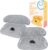 Grey Piddle Pad: Waterproof Car Seat Protector for Potty Training Toddlers, Babies – Anti-Slip Backing, Machine Washable, Universal Fit, Stroller (2 Pack)