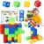 Magnet Building Blocks Cube for Toddler, Magnetic Blocks Gifts for 3 4 5 6 Year Old Boys Girls , Letter Alphabet Magnets Sensory STEM Toy Science Kit, Number Magnets 3D Puzzle Learning Toy 32 Pack