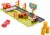 Mattel Disney and Pixar Cars Playset with 3 Toy Vehicles & 2 Ways to Play, Frank Escape & Stunt Race Set Includes Lightning McQueen