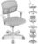 Kids Desk Chair, Height Adjustable Children Study Chair w/Lumbar Support, Swivel Mesh Seat, Universal Casters, Ergonomic Kids Task Chair for Boys Girls Aged 3-10, Home, School, Office(Grey)