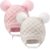 Labeol Baby Hats,Soft Warm Winter Knit Baby Beanie Hat with Earflap,Cute Pom-pom Ears Fall Winter Caps for Toddler Girls Boys