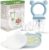 JEXFUN Silicone Baby Fruit Food Feeder Pacifier & Breastmilk Popsicle Freezer Molds for Cooling Relief, BPA Free Silicone Feeder to Safely Introduce New Foods, Double as Teething Toys, 4 Month+