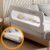 Foldable Toddler Bed Rails – Kids Guard Bumper for Crib Safe Bed Side Rail for Twin Queen King Full Size Beds 32inch