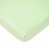 TL Care Heavenly Soft Chenille Fitted Mini Crib Sheet 24″ x 38″, Warm and Cozy Chenille Portable Sheet, Celery, for Boys and Girls, Fits Most Pack N Play Mattresses
