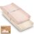 2-Pack Organic Changing Pad Covers for Girl, Boy, Neutral – 100% Cotton Changing Table Pad Cover, Soft Baby Nursery Diaper Changing Pad Sheets, Contour Changing Pads Liners, Change Pad Cover (Cameo)