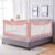 FAMILL Bed Rail for Toddlers Toddler Bed Rail Full Size Bed Rails, Pink 1 Piece 54in