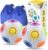 Coogam Rainbow Puzzle Ball Pack with Pouch Color-Matching Game Toy Stress Reliever Magic Ball Brain Teaser for Kids and Adults, Children, Boy, Girl Holiday Set of 2