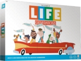 Joy for All The Game of Life Generations – Board Games for Seniors – New Generational Spaces – Big Easy to Read Action Cards for Older Adults with Low Vision – Memory Game Log – Activity for Elderly