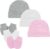 Zando Baby Hats and Mittens Unisex Infant Beanie Caps Newborn Hospital Hat with Scratch Mitten Set for Baby Boys Grils Hats