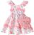 Mioglrie Baby Girl Clothes Newborn Dress Summer Toddler Girls’ Clothing Casual Sundress with Cute Bag Infant Outfits