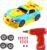 Pup Go Construction Toys Take Apart Toy Car Racing 30 Pieces with Realistic Sounds & Lights – Build Your Own Car Kit with Electric Drill Tool for 3 Year Old Boys(4 Spare Screws Included)
