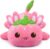 Axolotl Plush, Cute Axolotl Stuffed Animal, Soft Strawberry Axolotl Plushie Pillow, Kawaii Axolotl Plushies Toys Great Gift for Kids Girls Boys (8 Inch)