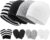 BQUBO Baby Hats and Mittens Infant Cotton Beanie Gloves No Scratch Set Newborn Hospital Hat for Boys Girls