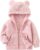 AMIYAN Bear Ears Shape Fleece Warm Hoodies Clothes Toddler Zip-up Light Jacket Sweatshirt Outwear For Baby Boys