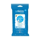 Dr. Brown’s Pacifier and Bottle Wipes, 40 Count