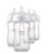 Philips AVENT Glass Natural Baby Bottle with Natural Response Nipple, Clear, 8oz, 4pk, SCY913/04