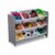 Delta Children MySize 9 Bin Plastic Toy Organizer – Greenguard Gold Certified, Grey